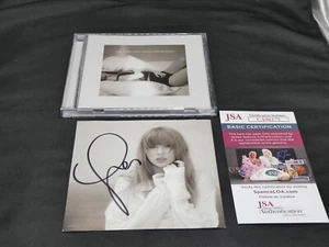 Taylor Swift signiert gefolterte Dichter Abteilung TTP CD-Einlage JSA #CA96172 neu - Bild 1 von 11