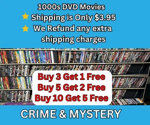 Crime&Mystery DVD Movies Pick & Choose 2.99Combine Shipping FREE DVDS W/Purchase - Picture 1 of 73