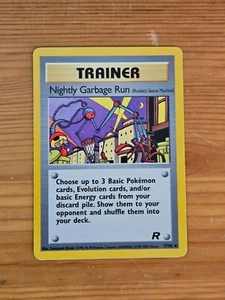 Pokémon TCG Nightly Garbage Run Team Rocket Unlimited 77/82 Regular LP WOTC. - Picture 1 of 2