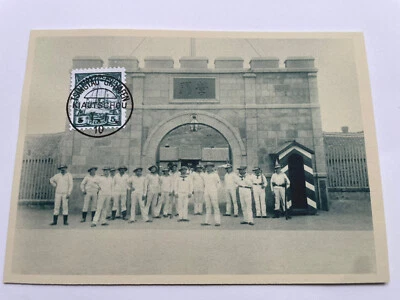 AK Ansichtskarte Tsingtau Kiautschou. China 1910. Soldaten. Stempel gefälscht(?) - Bild 1 von 2