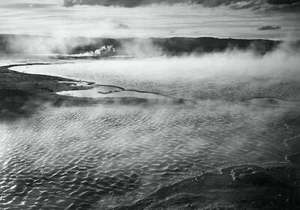 Yellowstone Nationalpark, Wyoming von Ansel Adams Kunst Giclée Repro 17x24 - Bild 1 von 2