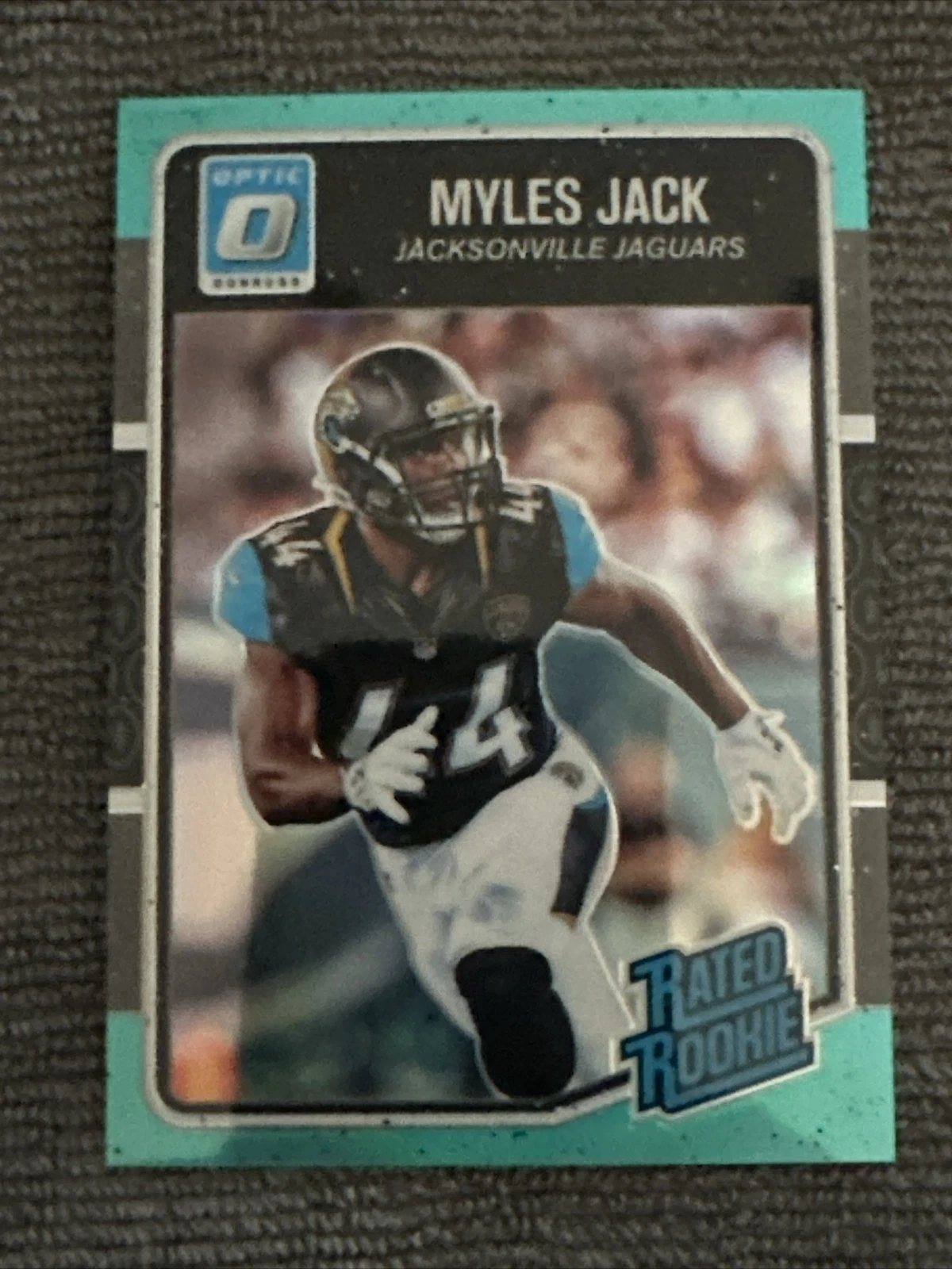 Myles Jack 2016 Panini Donruss OPTIC Aqua /299 Rated Rookie RC #187 UCLA Bruins