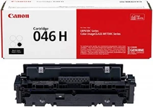 Genuine Set Of Canon 046H Toner Cartridges 1 Each Blk, Cyan, Yellow and Magenta - Picture 1 of 6
