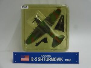 Del Prado ILYUSHIN Shturmovik 1/103 Scale War Aircraft Diecast Display 25