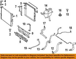 MERCEDES OEM 20-23 GLE350 Cooling Radiator Components-Expansion Tank 1675009900 - Picture 1 of 1