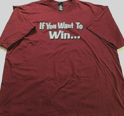 TEXAS A&M Aggies If You Want To Win Vintage 90s Maroon Double-Sided T-Shirt 2XL Cover