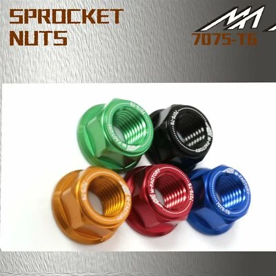 Rear Sprocket Nuts Kit Set For Yamaha FZ8 FZ6 Fazer YZF R1 R6 MT-07 MT-09 — 第 1/4 张图片