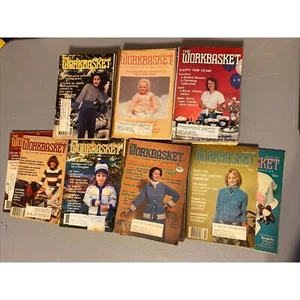 The Workbasket Magazin Konvolut 49 Bücher 1970-1980er Vintage Basteln Nähen - Bild 1 von 13