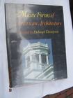 Maine Forms Of American Architecture By Aron Thompson 1975 Hardcover