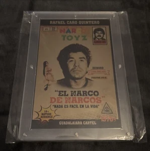 Brand new Rose Gold Metal NARCOTOYZ #1 Limited Edition RAFAEL CARO QUINTERO 18+ - Picture 1 of 2