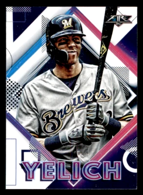 2020 Topps Fire Christian Yelich    #198 Milwaukee Brewers - Image 1 of 2