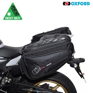 Oxford P50R Motorcycle Panniers Motorcycle Saddlebags Luggage 50 Litre Black New - Picture 1 of 5
