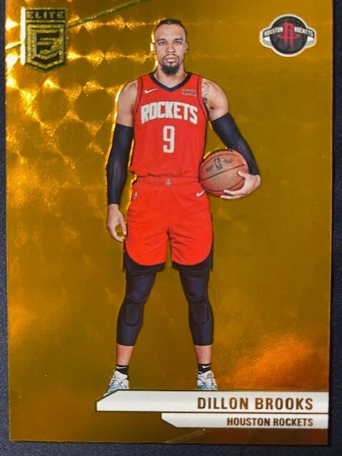 2023-24 Donruss Elite #151 Orange Foil Dillon Brooks,  Houston Rockets - Image 1 of 1