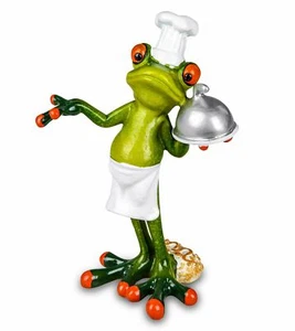 Formano Funny Frogs Figure Chef Poly 17cm - Picture 1 of 2