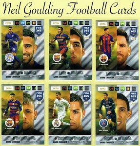 FIFA 365 2016-2017 ☆ GAME CHANGER ☆ Nordic Edition Football Cards #433 to #441