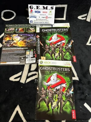 Ghostbusters: The Video Game (Microsoft Xbox 360, 2010) MANUAL & COVER ONLY - Image 1 of 4