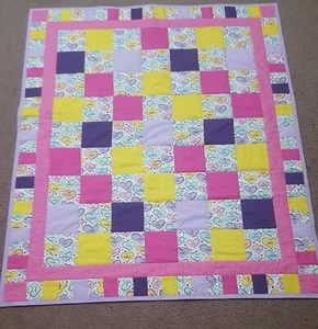 Valentine Throw Quilt - Picture 1 of 4