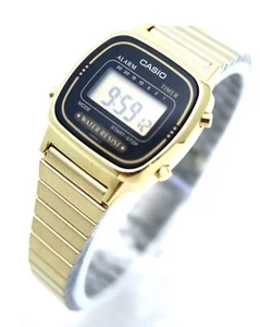 Casio Digital Ladies Watch Classic Gold Tone LA670WG Metal New LA670WGA LA-670WG - Picture 1 of 6