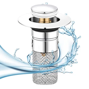 1x Floor Drain Filter Hair Catcher Shower Sink Mesh Basket Strainer Draining - Picture 1 of 12