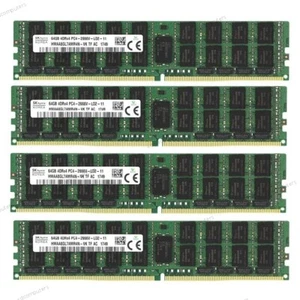 SK Hynix 2666MHz 256GB(4 x 64GB)REG ECC RAM DDR4 LRDIMM PC4-21300 Server Memory - Picture 1 of 3