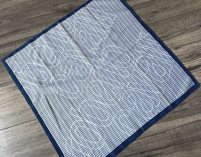 ROBERTO CAVALLI POR TODAS PARTES LOGO ESTAMPADO ALGODÓN BANDANA HECHA EN ITALIA Foto 1 de 4