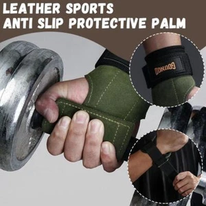 Weight Lifting Hook Wrist Straps Powerlifting Support Hand Grips Gym Wraps G5W6 - Imagen 1 de 27