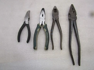 Surtido de alicates, 4 piezas inc Craftsman, Utica & Krueuter - Imagen 1 de 10