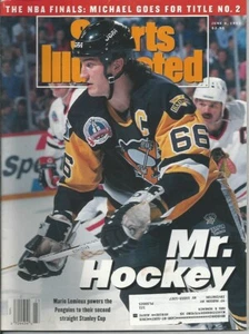 SPORTS ILLUSTRATED; MR. HOCKEY; MARIO LEMIEUX; JUNE 8, 1992 - Picture 1 of 1