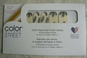 NEU Color Street PALM BEFORE THE STORM schwarz/klar 100% echte Nagellackstreifen - Bild 1 von 4