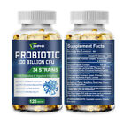 1/2x Probiotic 100Billion CFU Potency Digestive Immune Health 120Capsules Enzyme