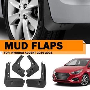 Para Hyundai Accent 2018-21 guardabarros de barro aletas protectores contra salpicaduras 4x - Imagen 1 de 5