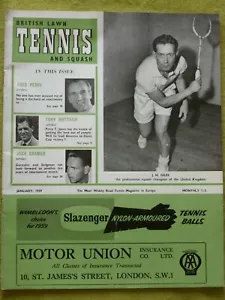 BRITISH RASENTENNIS / 1959 JANUAR / J.H.GILES / UK PROFESSIONAL SQUASH CHAMP - Bild 1 von 1