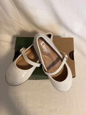 学步儿童女孩假日鞋 8 码乌托邦品牌 - 白色 Mary Janes — 第 1/4 张图片