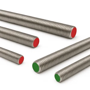 Varillas roscadas acero inoxidable V2A | V4A perno perno roscado DIN976 pasador roscado | 1 m - Imagen 1 de 4