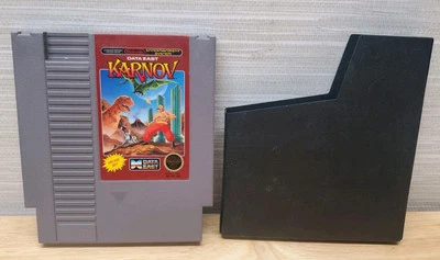 Karnov Nintendo NES Authentic OEM Game Cartridge W/ Sleeve 1987 - Image 1 of 4
