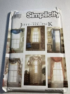 Buyers Choice: Window Treatment Home Decor Sewing Patterns Uncut Curtains Drapes - Picture 1 of 2