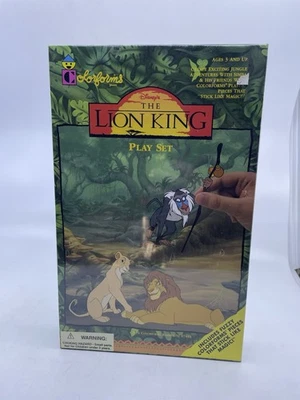 Colorforms Disney's El Rey León Juego Difuso 1994 NUEVO SELLADO Juguete Clásico Foto 1 de 4