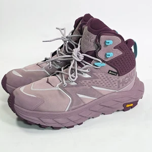 Hoka Anacapa Mid GTX Elderberry Grape Lace Up Hiking Sneakers Boots Womens 8.5 B - Picture 1 of 9