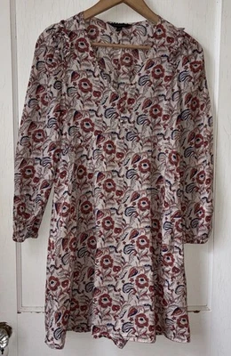 Vestido Banana Republic XS Boho Swing Shift Babydoll Cottagecore Fairy Foto 1 de 4