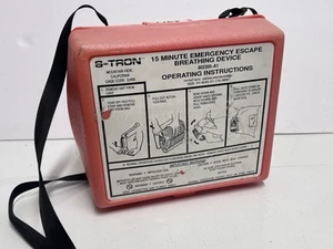 S-TRON 15 Min Emergency Escape Breathing Device. Open Box . Sealed Unit - Picture 1 of 12
