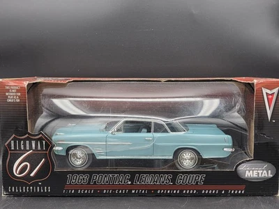 Pontiac GTO Lemans 1963 cupé autopista 61 DCP escala 1:18 coche diecast 50146 Foto 1 de 4