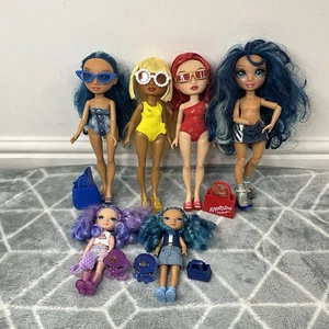 Rainbow High Doll Bundle Joblot X6 Dolls Plus Accessories Swim And Wear  - Picture 1 of 11