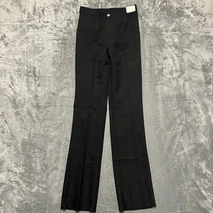 Vintage New Mesquite Western Flared Ranch Pants Girls Youth Size 20 Black - Picture 1 of 6
