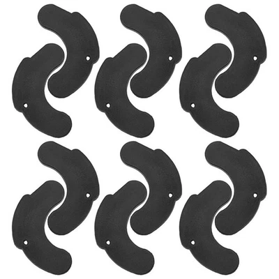  8 pairs of vibration-resistant rubber dumbbell pads, absorbent, non-slip, - Image 1 of 4