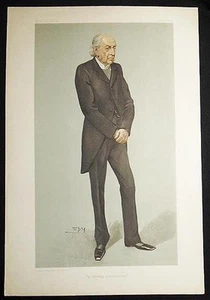 "a Railway Commissioner" Sir Frederick Peel Vanity Fair 1903 Leslie Ward VG+ - Picture 1 of 1
