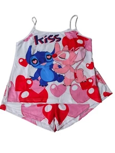 Soft Pajama Set Top and Short Bottom womens XL New Fast Shipping - Picture 1 of 7