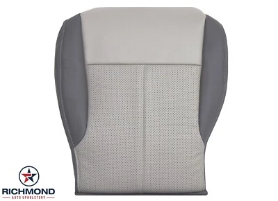 Capa de assento de couro inferior lateral 2 tons cinza perfurada para 08 Jeep Liberty-Driver - Imagem 1 de 4