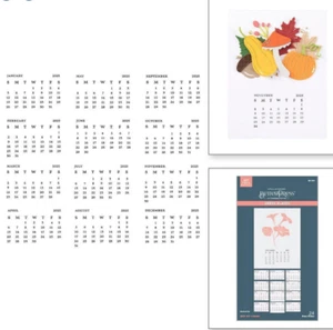 Spellbinders BetterPress Press Plate - 2025 DIY Calendar, BP-263 - Picture 1 of 2