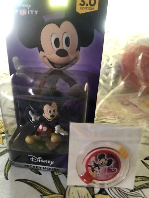 Disney Infinity 3.0 D23 Expo Mickey Mouse Kingdom Hearts King Mickey Power Disc - Imagem 1 de 4