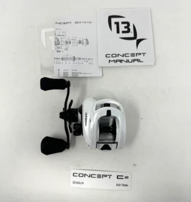 13 CARRETE BAITCAST DE AGUA DULCE PESCA "CONCEPT C2" 6.8:1 * NUEVO * LH -- C2-6.8-LH Foto 1 de 4
